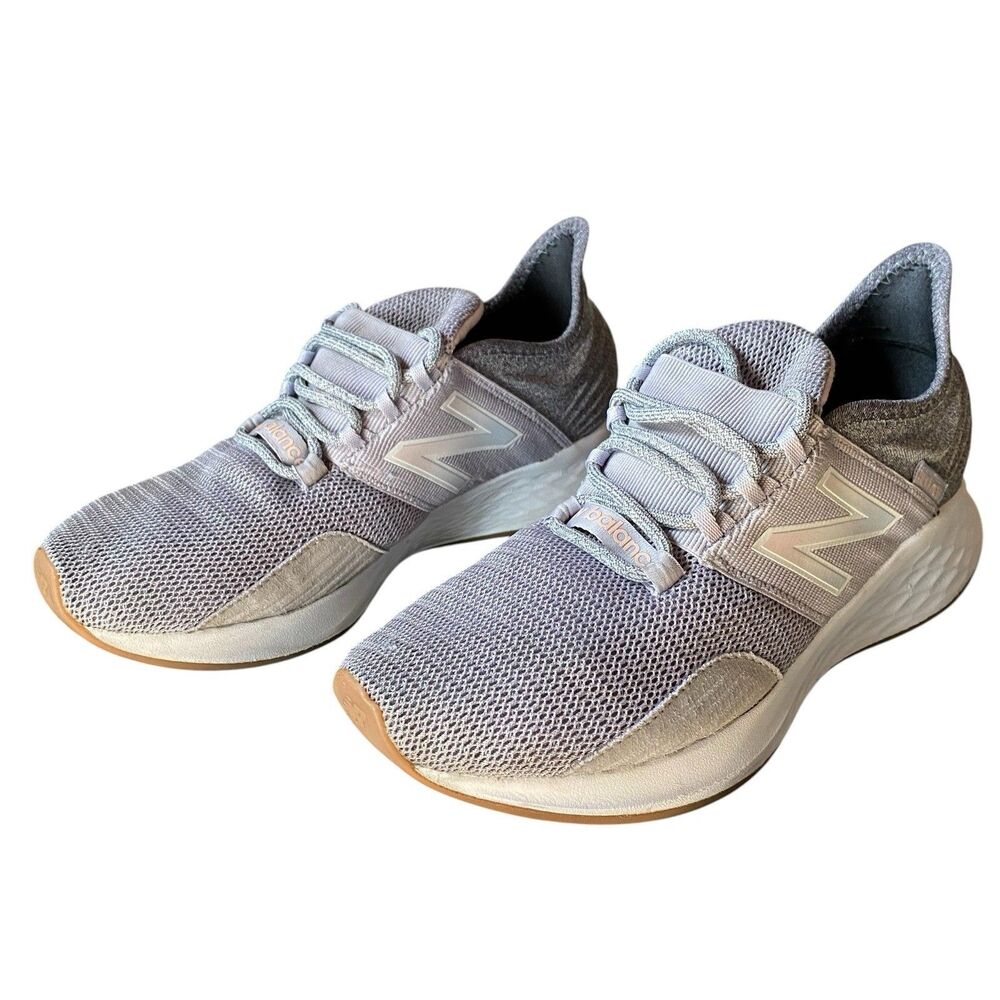 New Balance Fresh Foam Roav Womens 7 Gray Running Shoes Athletic Sneakers